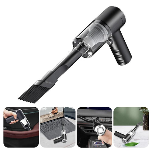Car Vacuum Cleaner Strong Suction Powerful Wireless Portable Cleaning Machine Mini Handheld Vacuum Cleaner For Car And Home