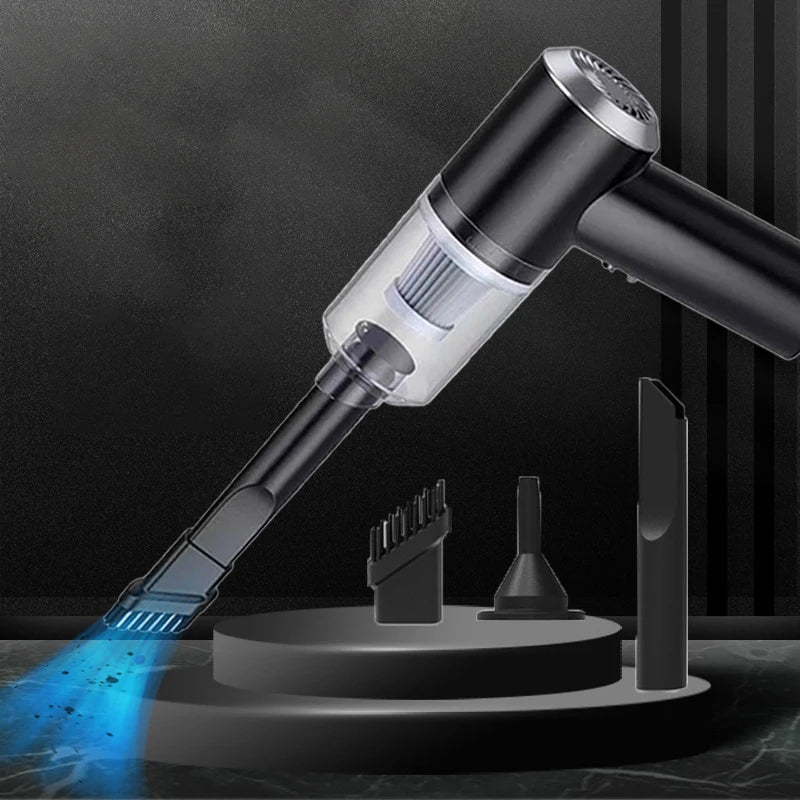 Car Vacuum Cleaner Strong Suction Powerful Wireless Portable Cleaning Machine Mini Handheld Vacuum Cleaner For Car And Home