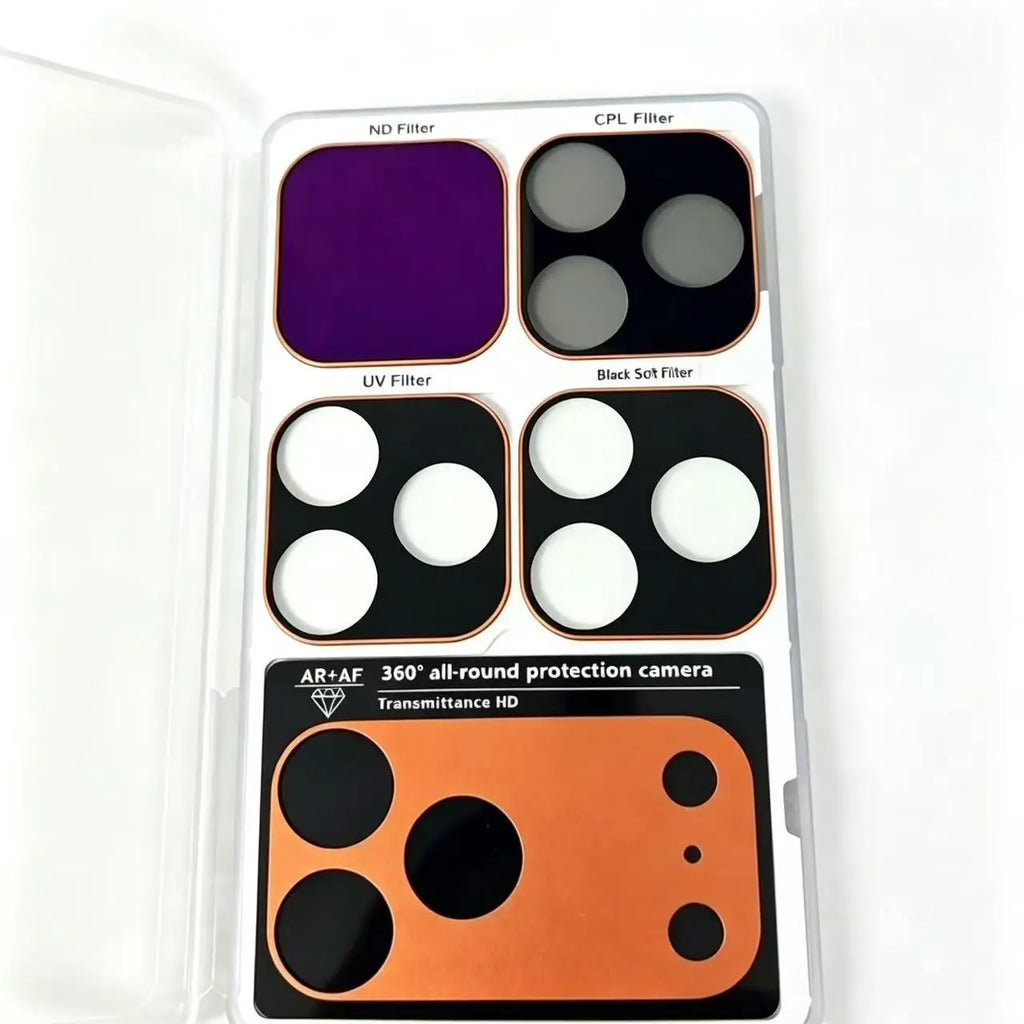 Protective Film For iPhone 17  Pro Max 17 Pro AR+AF Full Coverage Ultra-Thin Camera Lens Protector Metal Frame New