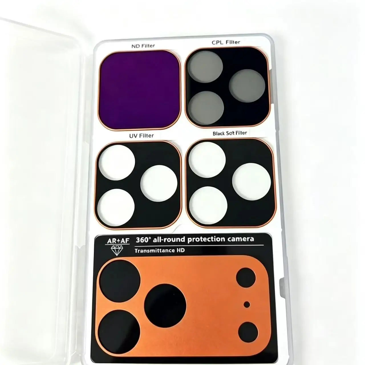 Protective Film For iPhone 17  Pro Max 17 Pro AR+AF Full Coverage Ultra-Thin Camera Lens Protector Metal Frame New