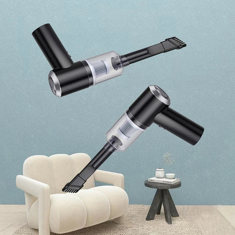Car Vacuum Cleaner Strong Suction Powerful Wireless Portable Cleaning Machine Mini Handheld Vacuum Cleaner For Car And Home