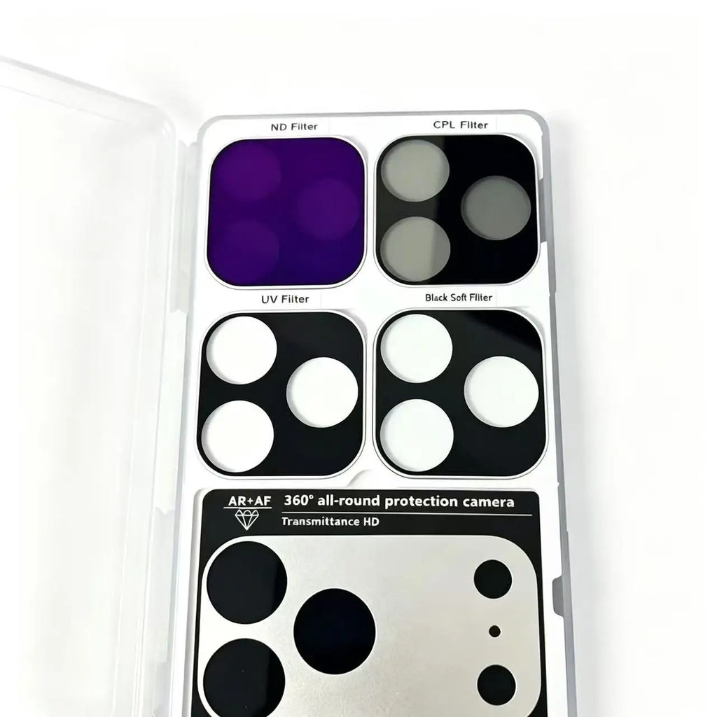 Protective Film For iPhone 17  Pro Max 17 Pro AR+AF Full Coverage Ultra-Thin Camera Lens Protector Metal Frame New