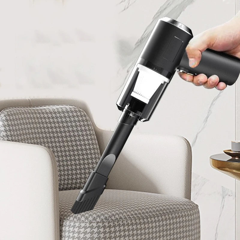 Car Vacuum Cleaner Strong Suction Powerful Wireless Portable Cleaning Machine Mini Handheld Vacuum Cleaner For Car And Home